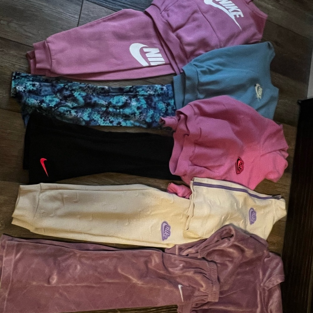 Girls’ Nike Pant Set Bundle of 5